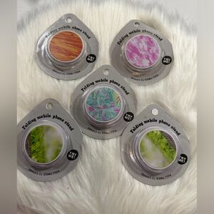 💜3/$15 POP SOCKET Colorful Folding Mobile Phone Stands